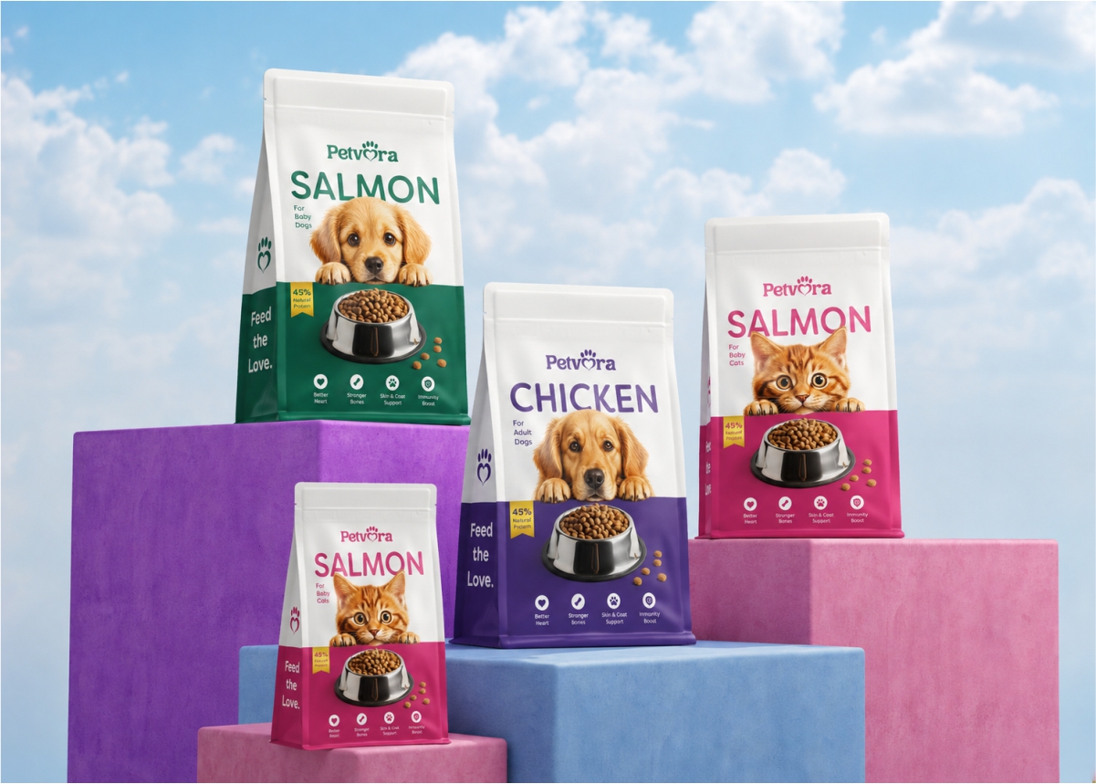 PETVORA — BRAND IDENTITY / PACKAGING